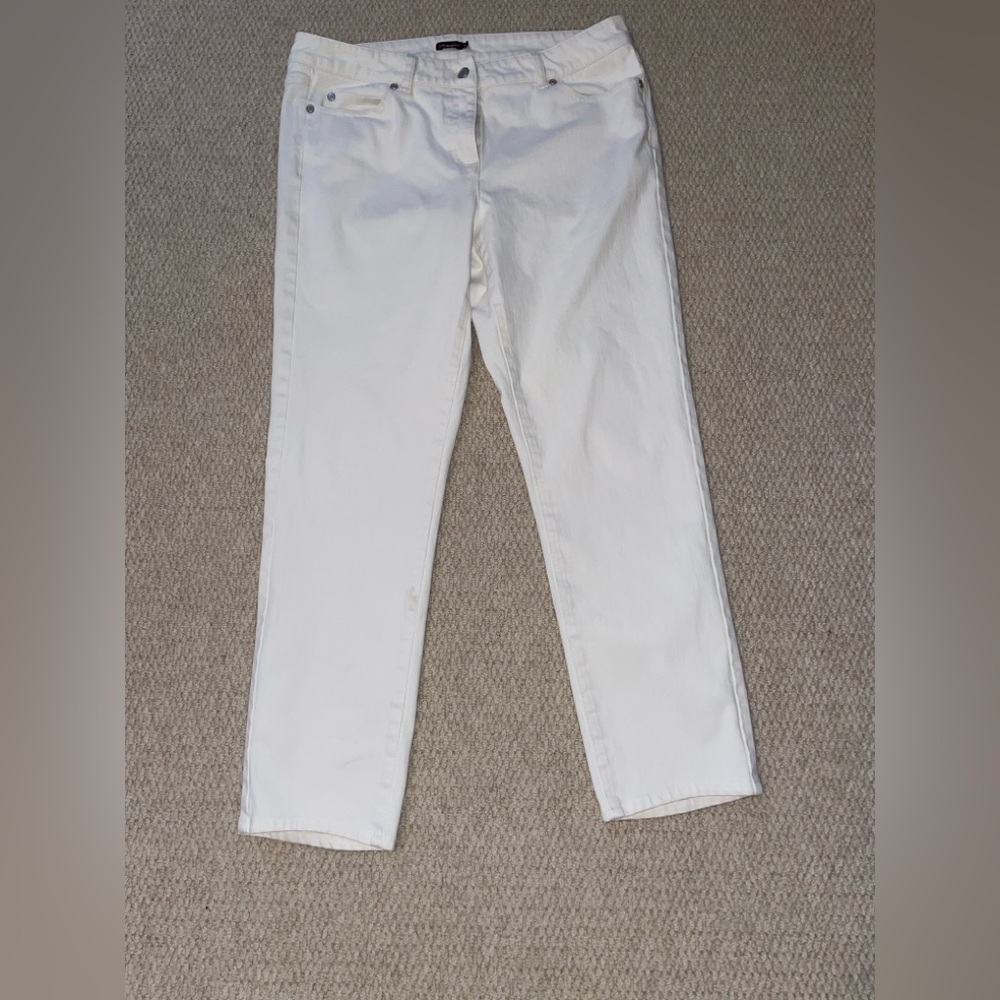 J McLaughlin Women's White Jeans
